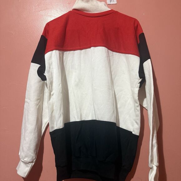 Whiskey Petes Casino Mens Sweater XL Extra Large Red White Black Pullover - Picture 2 of 9